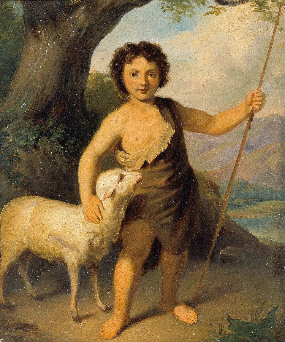 1840-Friedrich Haßlwander - Giovanni Battista da bambino
